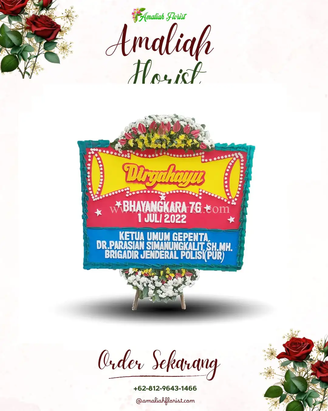 Papan Bunga HUT Ulang Tahun Delta Pawan